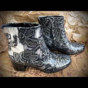 Patricia Nash Marcella Black Pewter Boot